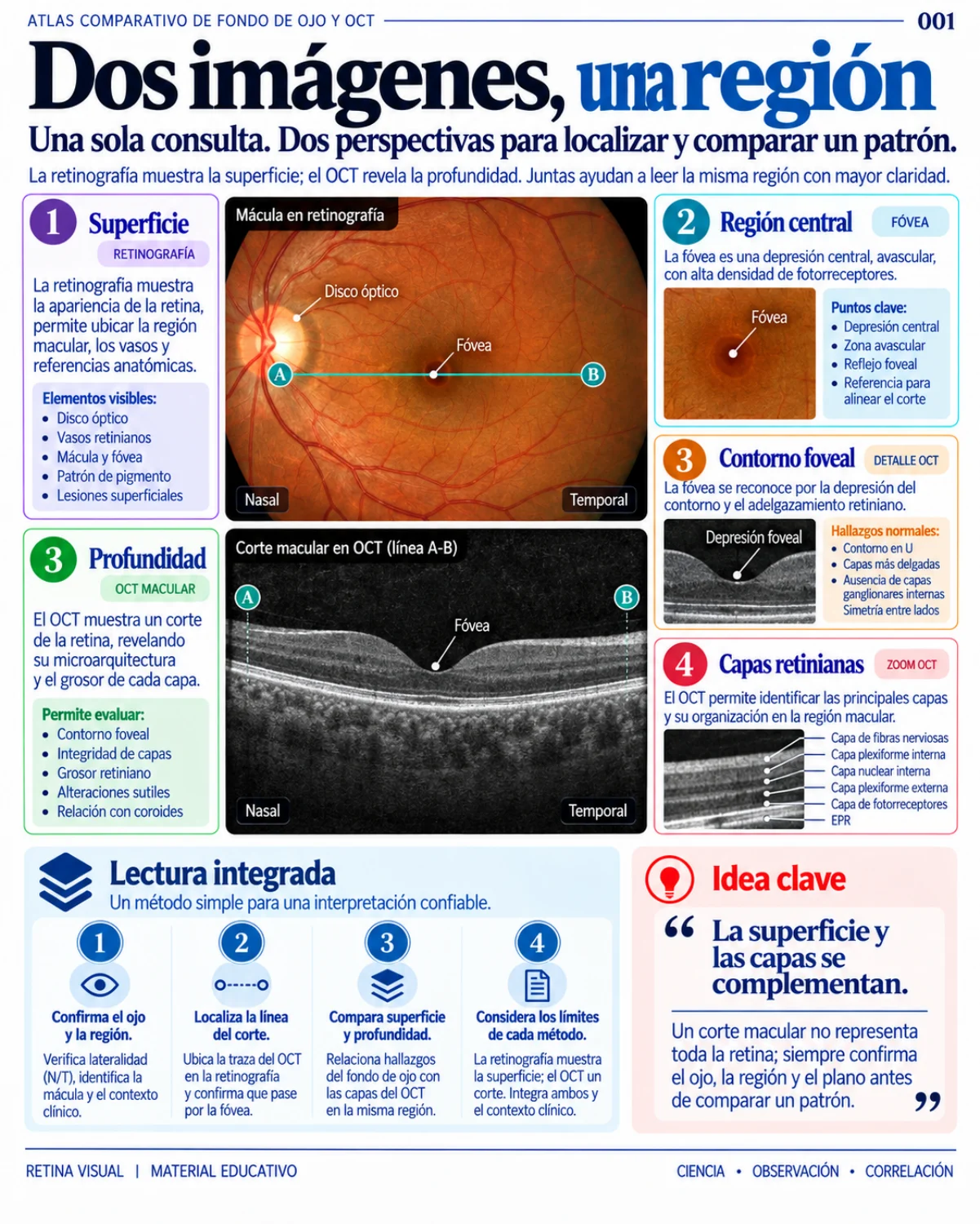 Muestra del material de Retina: Atlas Comparativo · página 1.